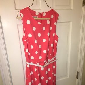 Dressbarn polka dot dress